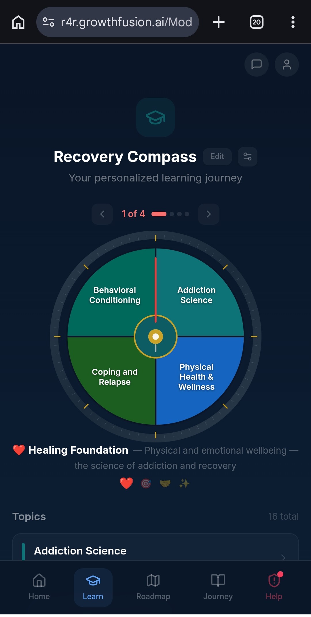 Recovery Compass